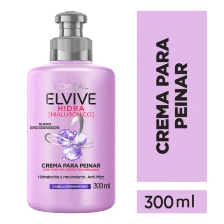Crema Para Peinar L'Oréal Paris Elvive Hialurónica 300ml Crema Para Peinar L'Oréal Paris Elvive Hialurónica 300ml