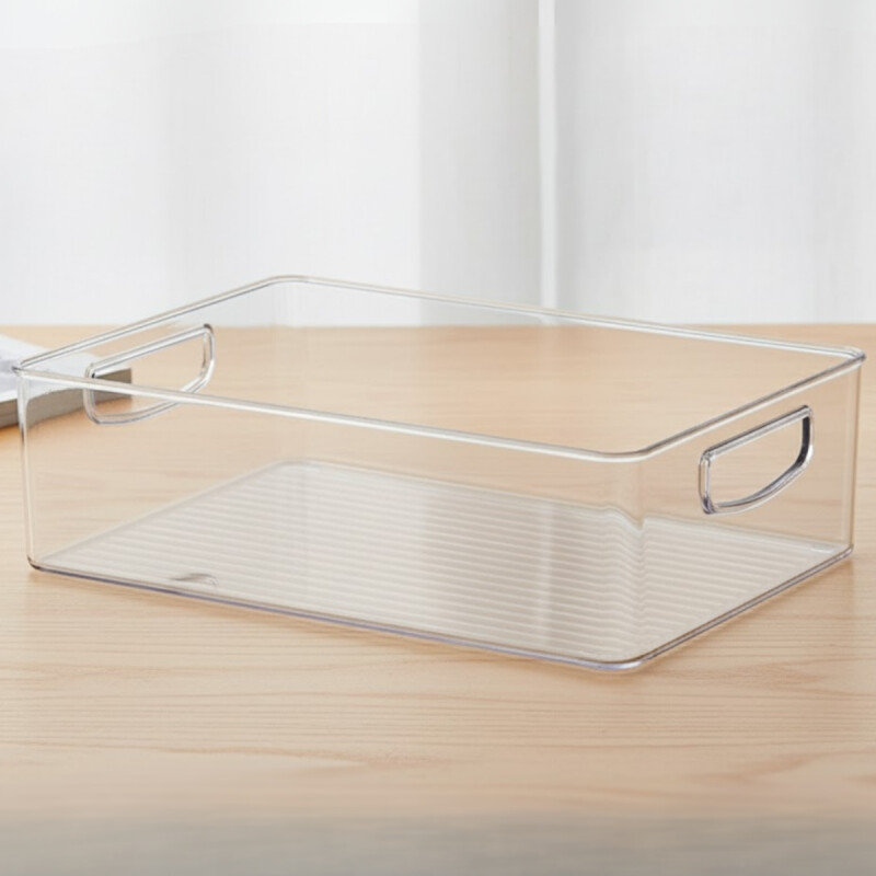 Caja organizadora acrílico multiuso 31 cm TRANSPARENTE