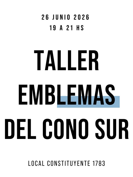 Taller Emblemas del Cono Sur - Local Cordón Taller Emblemas del Cono Sur - Local Cordón