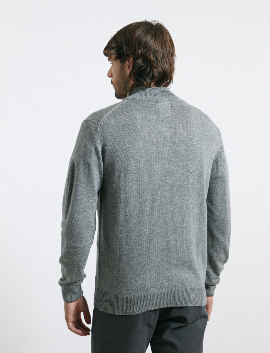 470416 SWEATER HARRY Gris Medio Melange
