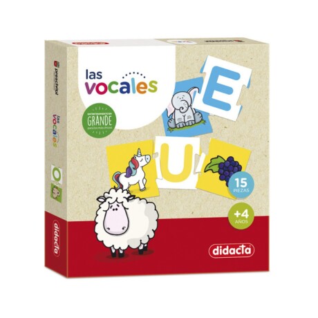 Juego de Mesa Didáctico las Vocales Didacta 15 Piezas 001