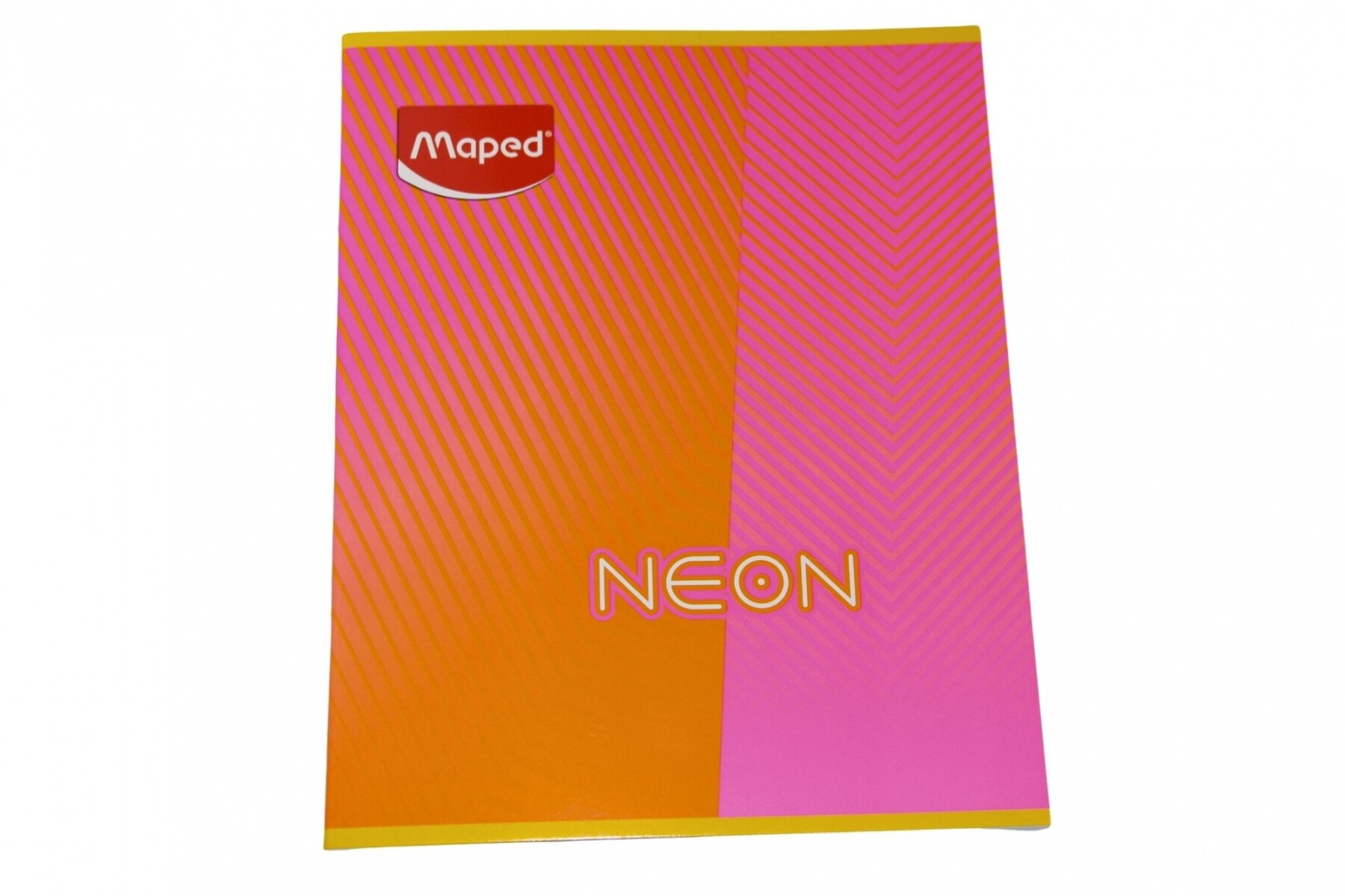CUADERNO MAPED RAYADO DE 48 HOJAS - TAPA NEON 