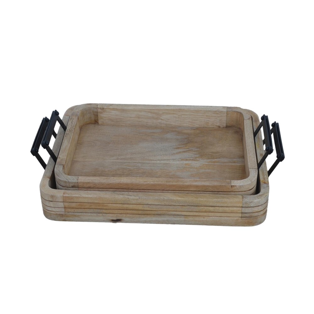 BANDEJA SMALL MADERA NATURAL-BEIGE M-24249