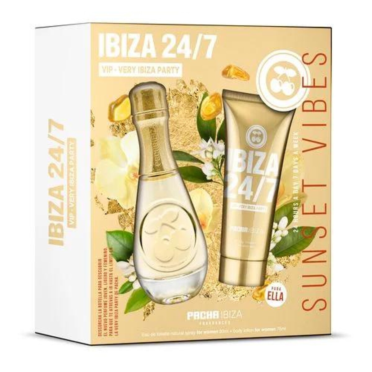 PACHA IBIZA 24/7 EDT WOMEN 80ML+BODY LOTION 75ML 