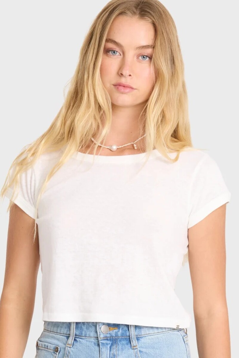 REMERA DAILY TEE SS KNT B-blanco