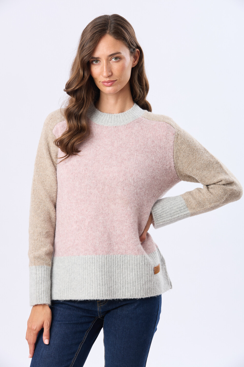 BUZO TEJIDO DE ABRIGO Rosa