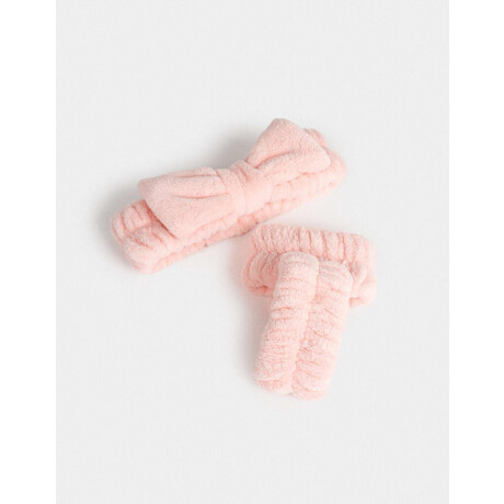 Set De Accesorios De Pelo Rosa Claro