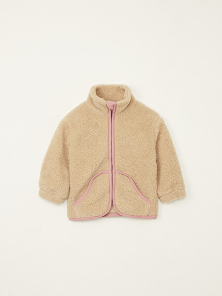 Campera sherpa Tostado