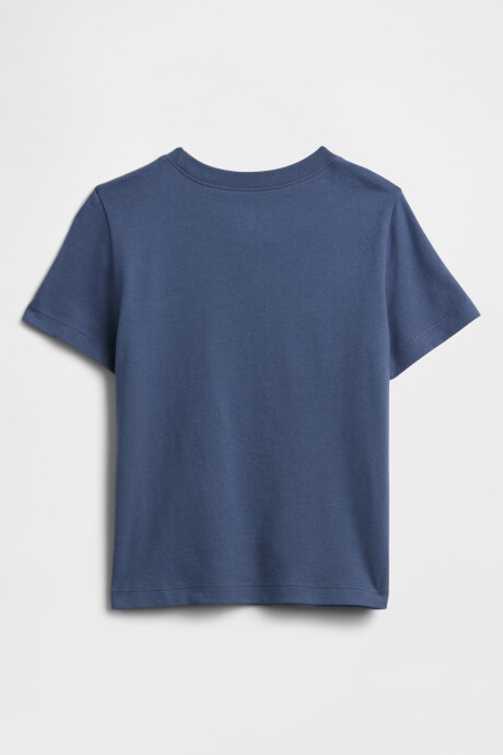 Remera Logo Snoopy Toddler Niño Quiet Blue