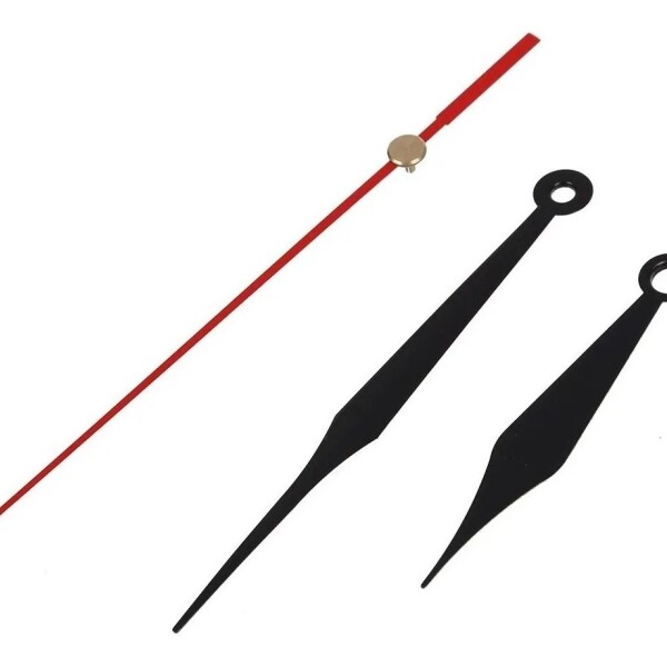 Mecanismo Maquina Para Reloj De Pared Quartz X5 Uni Color Variante Negro Liso
