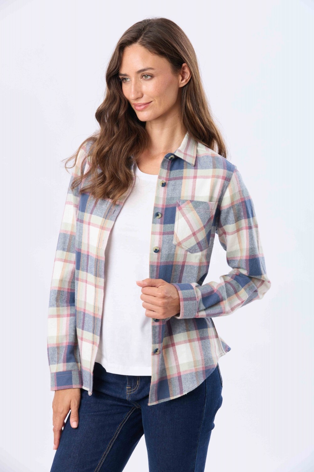 CAMISA VIYELA CUADROS Verde