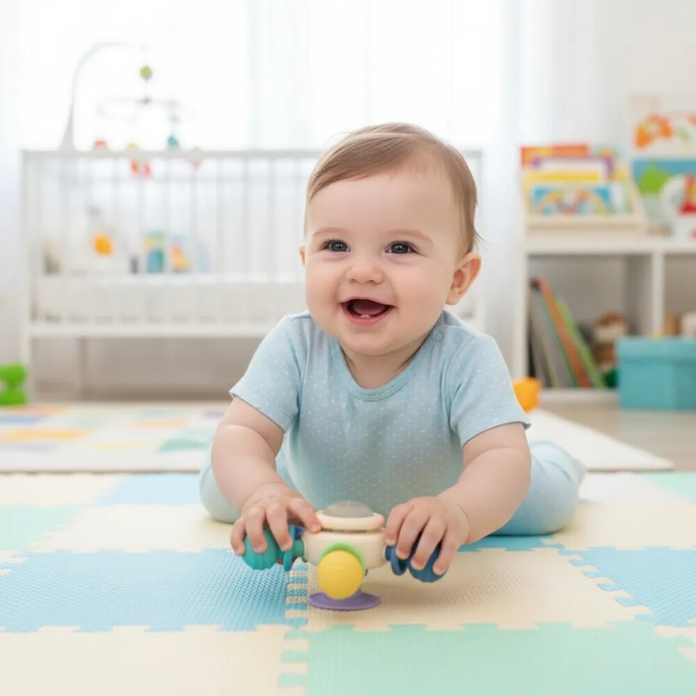 Mordillo BUBA con ventosa y spinner Mordillo BUBA con ventosa y spinner