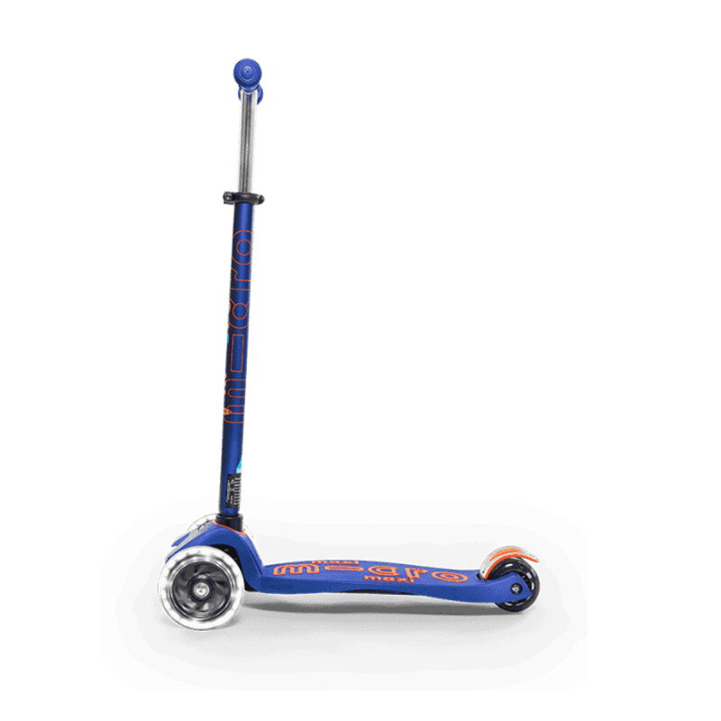 Monopatín Maxi Micro Deluxe Led Azul