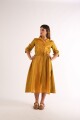 Vestido Da Foga Mostaza y Pistacho