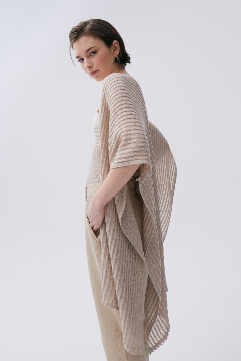 Ruana Candela Beige