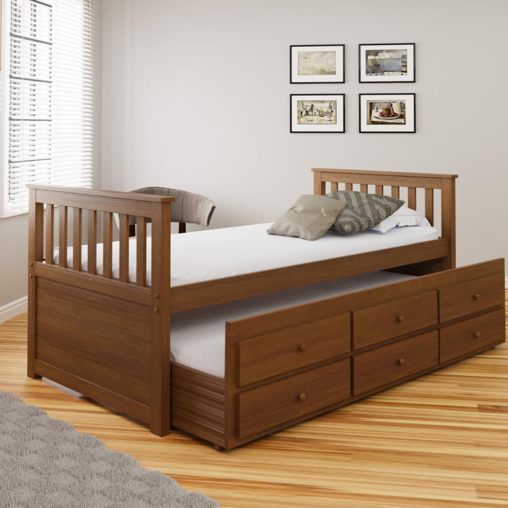 Cama Marinera 1 plaza Pino - Tota 005 Marron