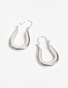 Aros Argollas Metal Argollas Metal Plateado - Plateado