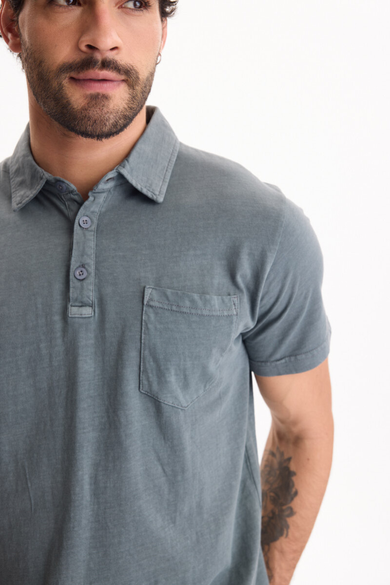 Remera Polo Horizon Gris