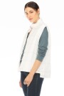 CHALECO QUILTED Blanco