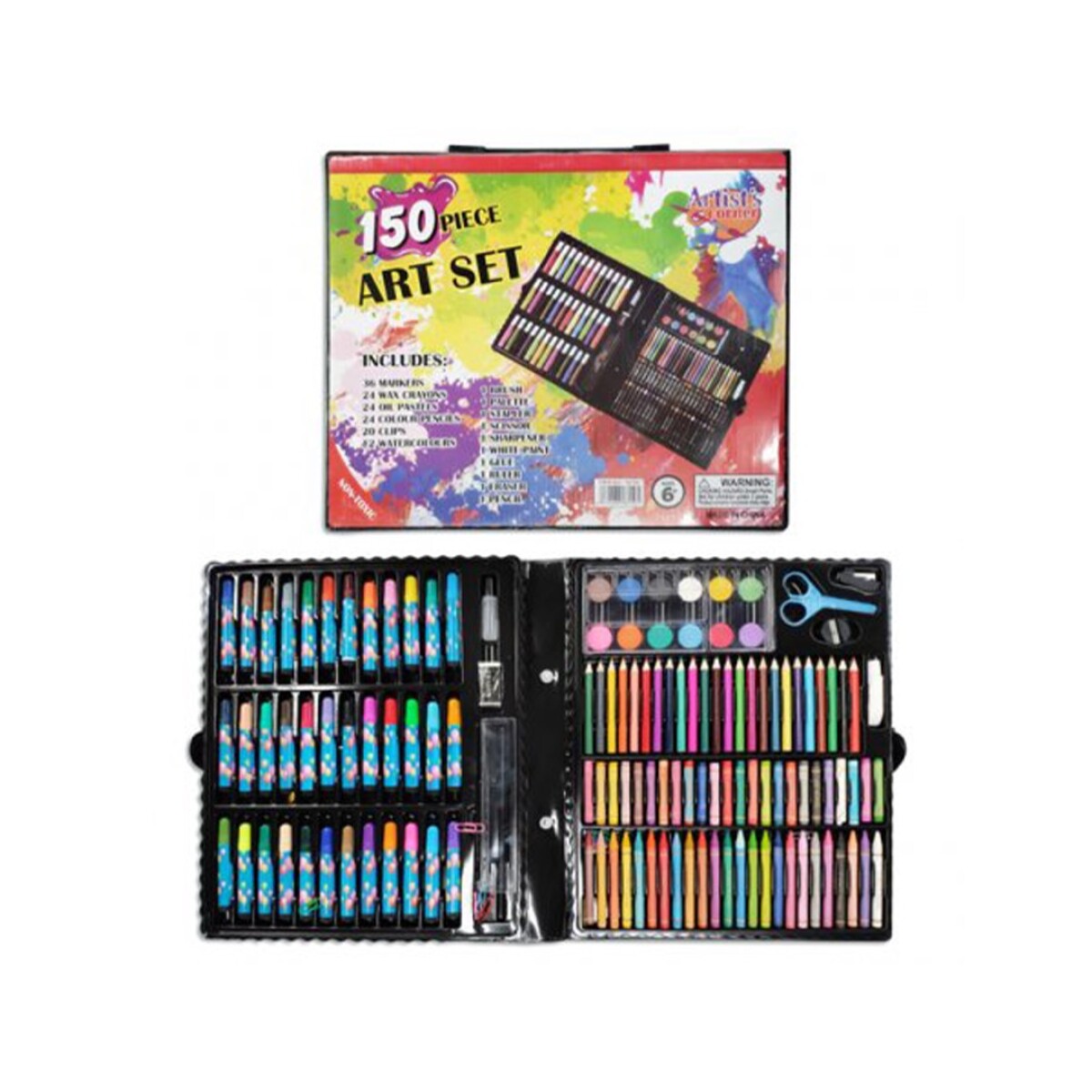 Set de úTiles Escolares Tipo Valija de 150 Piezas FX0749 - MULTICOLOR —  Universo Binario