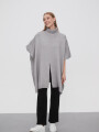 Poncho Achik Gris Melange