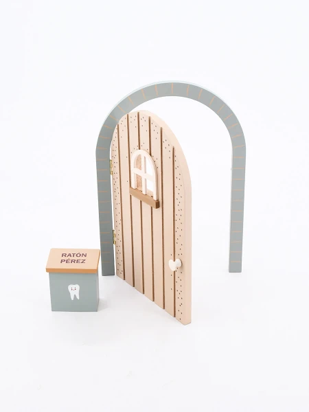 PUERTA RATON PEREZ CON BUZON DIENTE BEIGE