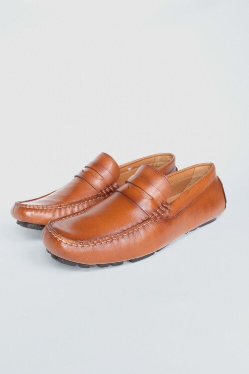 Zapato Driver con Antifaz Whisky