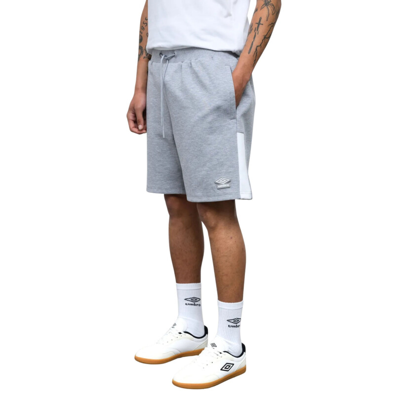 UMBRO BERMUDA CUTS Gris-blanco