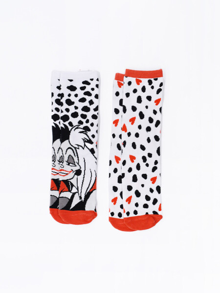 MEDIAS CRUELLA PACK X2 VARIANTE 1