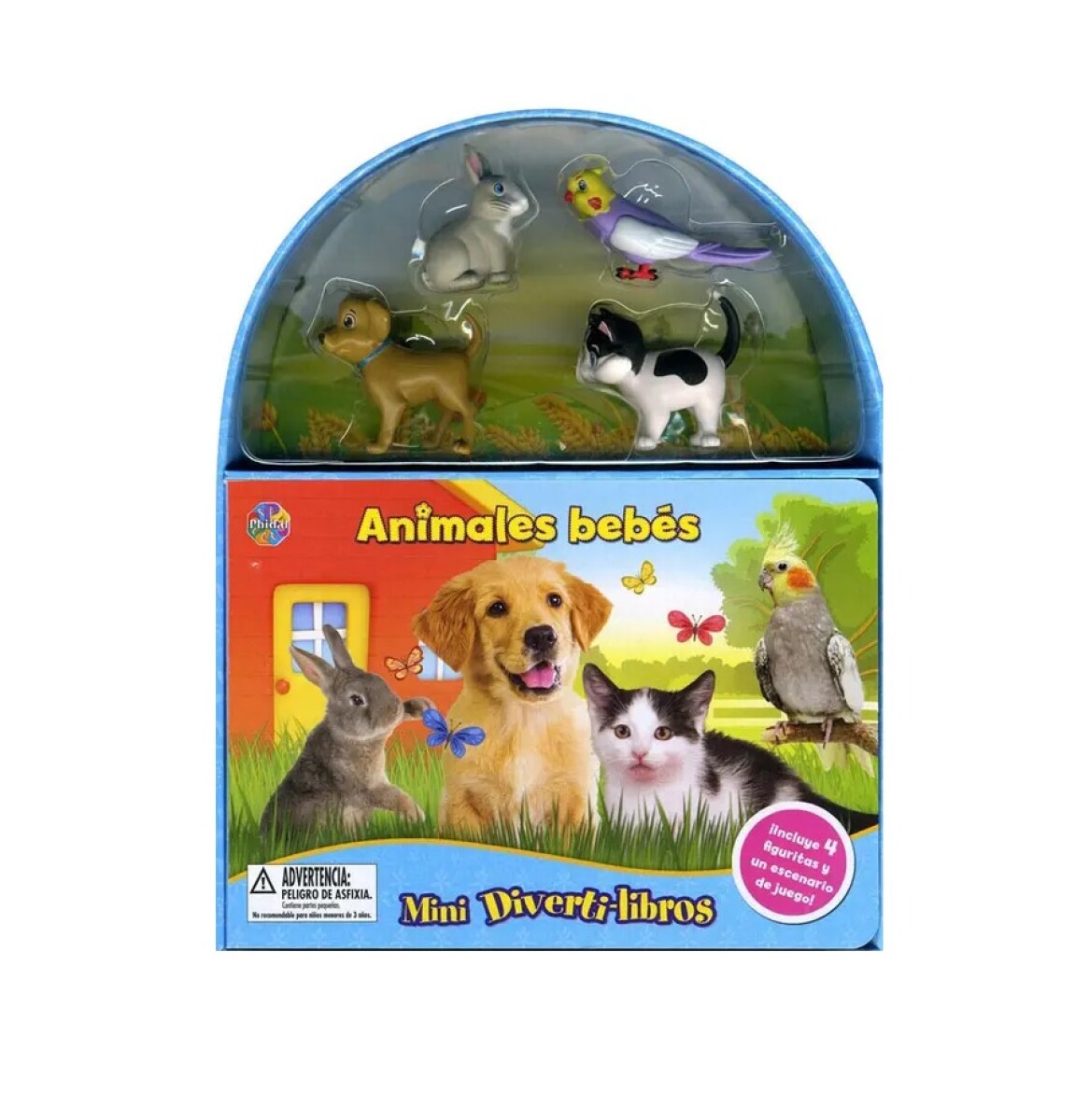 MINI DIVERTILIBROS-ANIMALES BEBE 