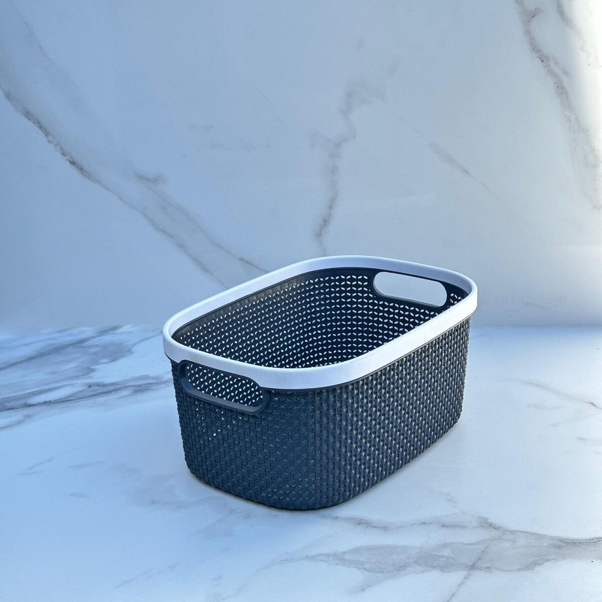 Canasto Organizador Polipropileno Alto 13cm x Ancho 20cm x Largo 30cm 