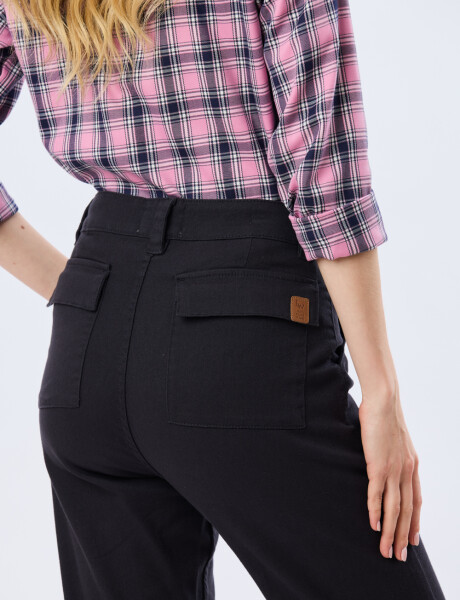 PANTALÓN DE GABARDINA Azul