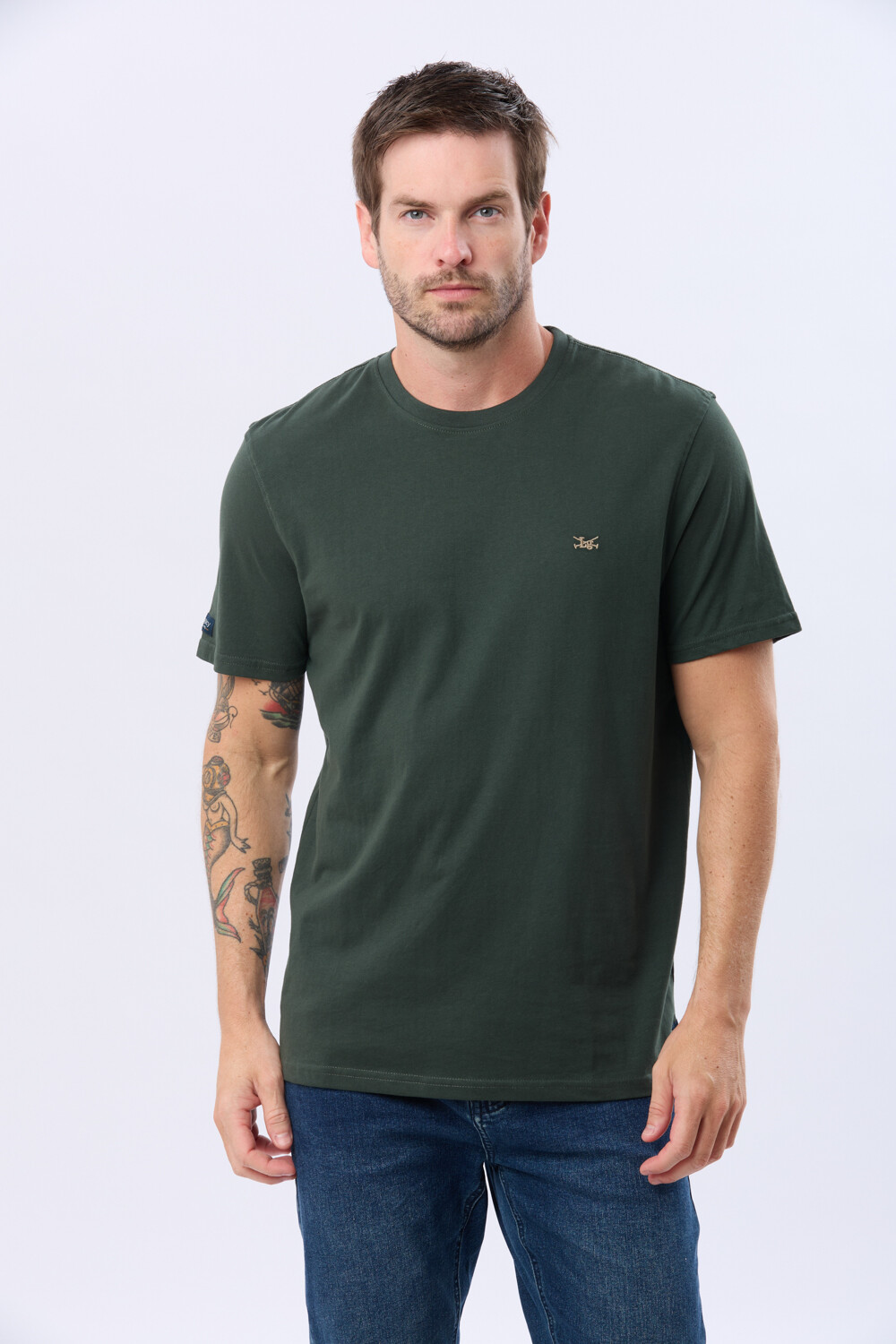 REMERA BÁSICA DE ALGODÓN Verde