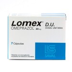 LOMEX 20 MG CJ X 7 CAPS. (2+1) PACK única