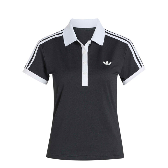 Remera de Mujer Adidas Polo Classic Negro - Blanco