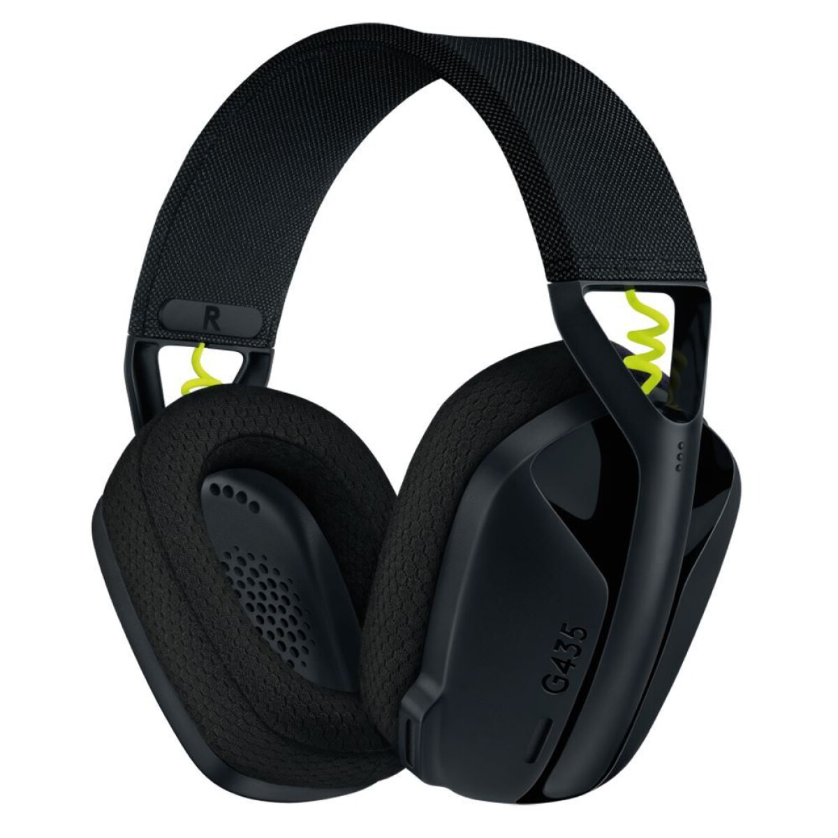 Auriculares Gamer Inalámbricos LOGITECH G435 BT 18Hrs Negro Y Amarillo 