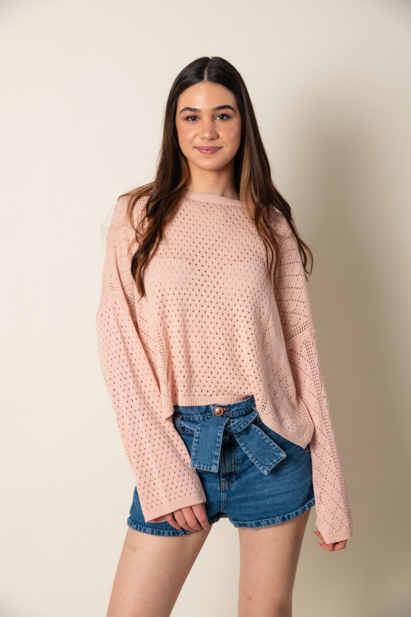 SWEATER MADRID - ROSA 