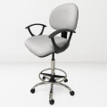 Silla alta de cajero Gris