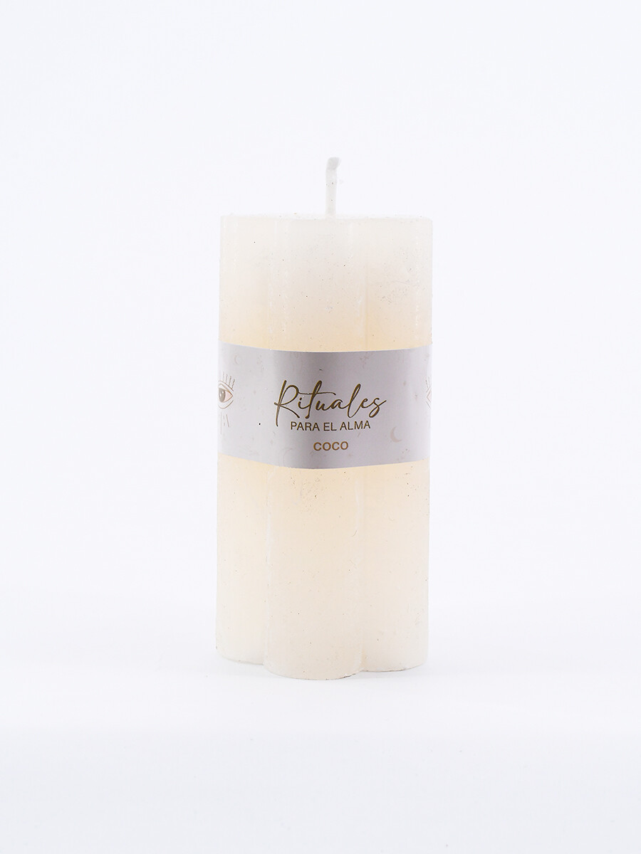 VELA FLOR COCO - BEIGE 