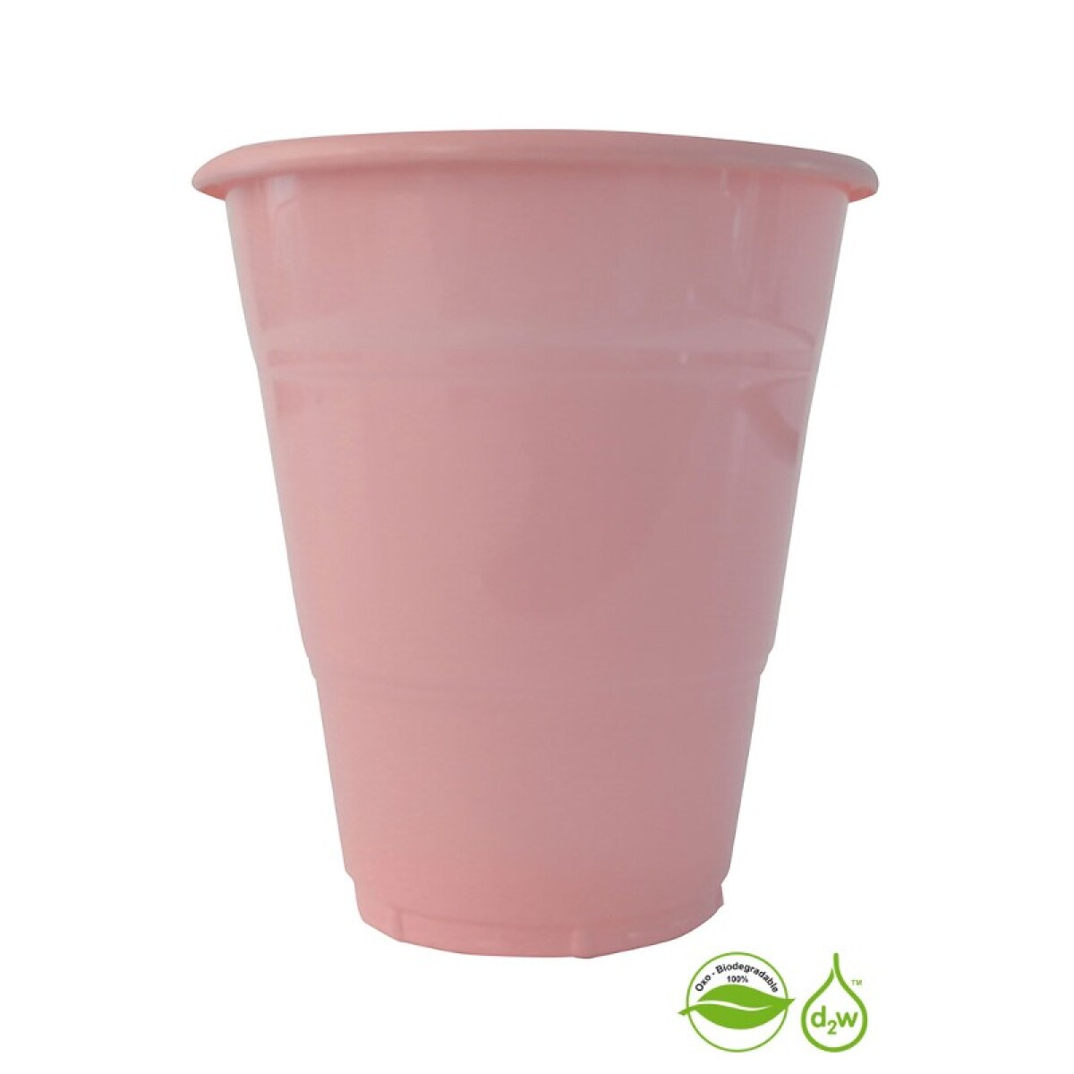Vaso Biodegradable 210ml x10 - Rosado 