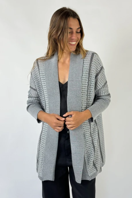 SACO AURA gris m/l