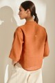 CAMISA ALA Terracota