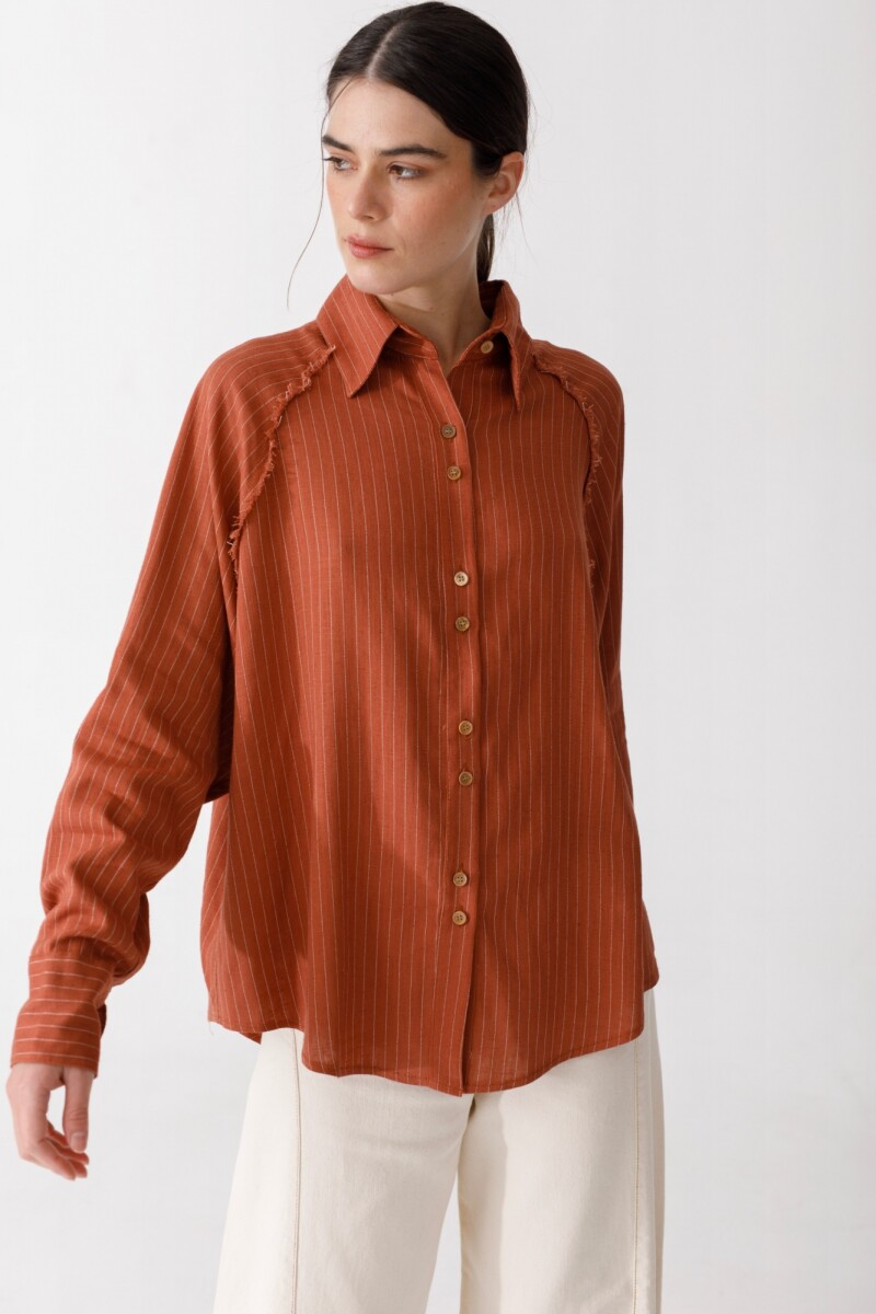 CAMISA RAGLAN Rayas Terrac