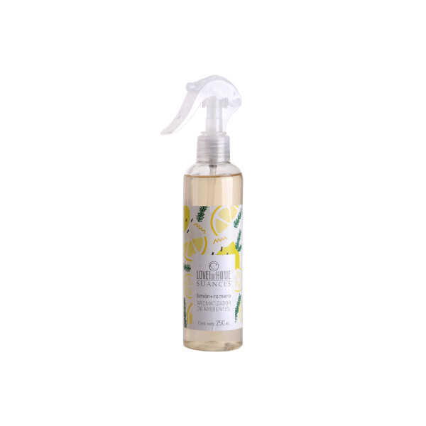 PERFUMADOR AMBIENTE LOVE FOR HOME 250 ML ROMERO Y LIMON