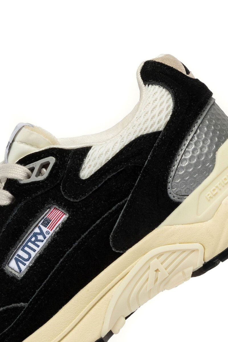 HYPERWAY LOW MAN SUEDE/MESH BL Negro