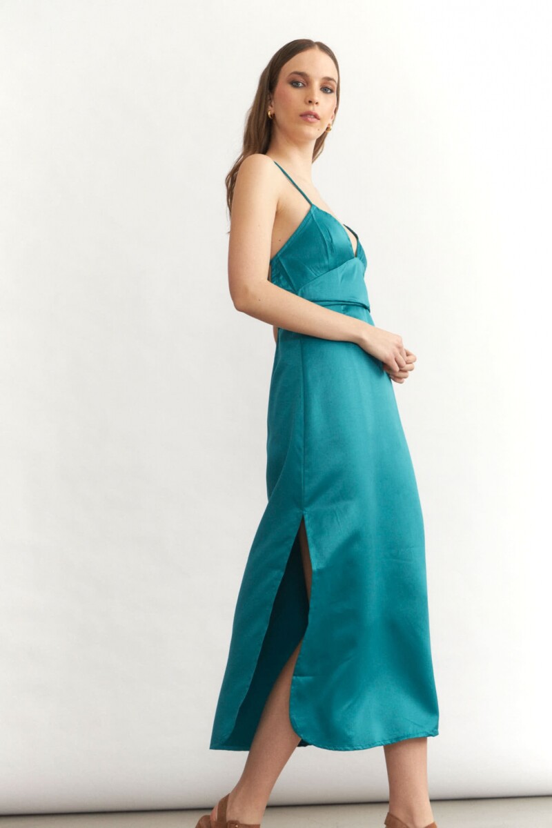 Vestido Marbella - Celeste 