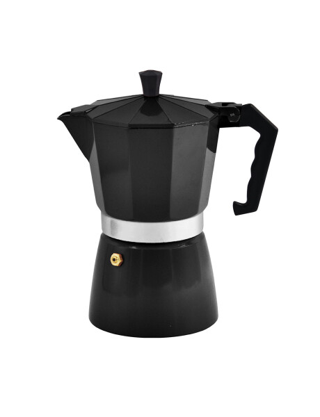 CAFETERA ITALIANA ALUMINIO NEGRO 300ML 6T VARENNA CAFETERA ITALIANA ALUMINIO NEGRO 300ML 6T VARENNA