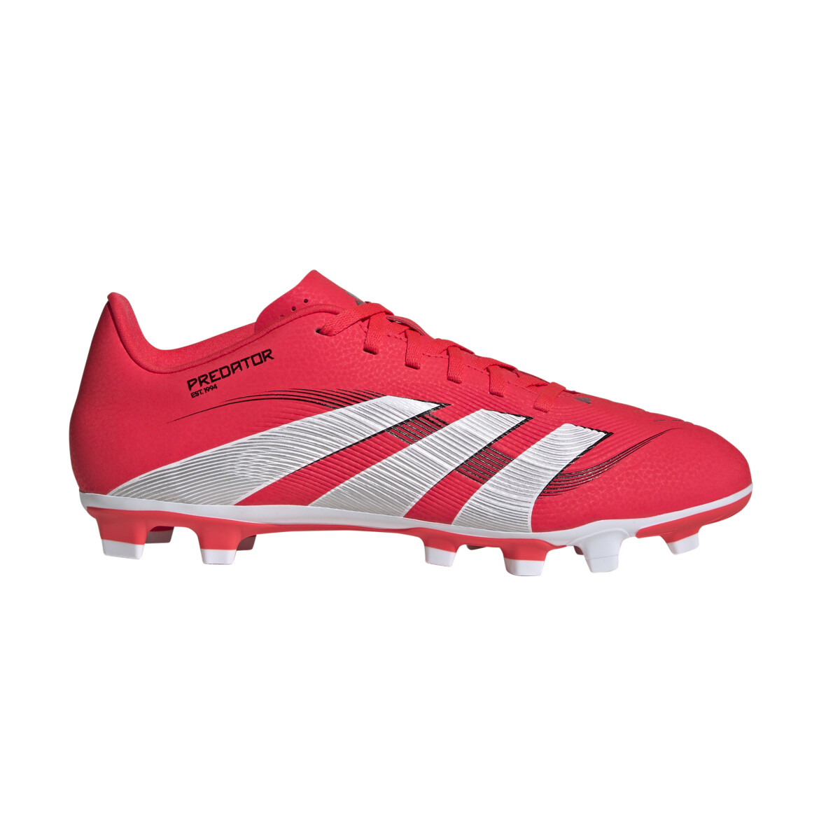 adidas PREDATOR CLUB FG/MG - RED/WH 