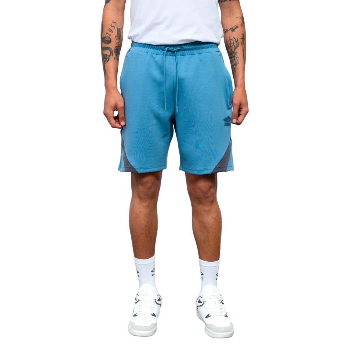 Bermuda de Hombre Umbro Rub - Azul - Piedra 