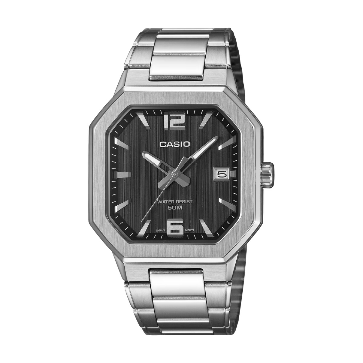 Reloj Casio MTPB195D 7AVDF para hombre con correa de acero - Negro 